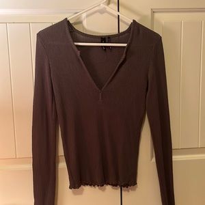 Urban outfitters gray long sleeve